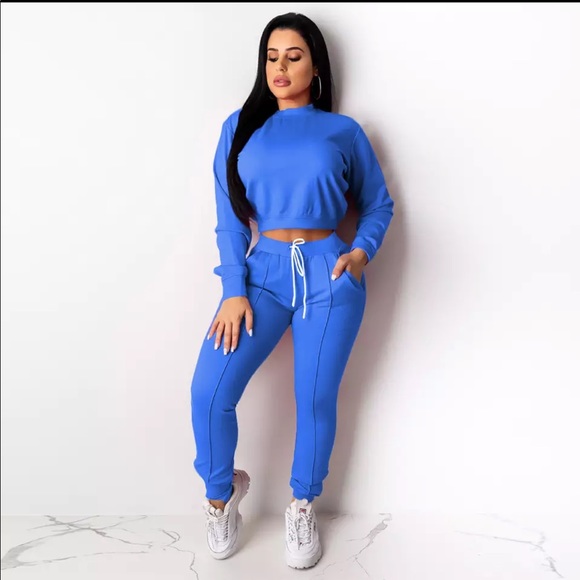 Jazzy blue jogger set 💙 - Picture 2 of 2